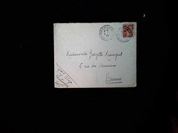 L 20 Document  Lettre + Courrier Chateaugiron 1945 - Covers & Documents