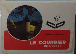 Petit Calendrier De Poche 1972 Journal Le Courrier De L'Ouest - Klein Formaat: 1971-80