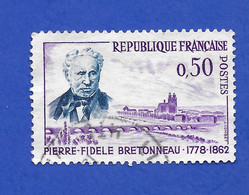 FRANCE 1962 PIERRE FIDÈLE BRETONNEAU, OBLITÉRÉ - Used Stamps