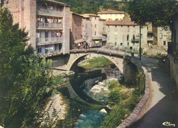 RENNES LES BAINS PENSION CHAUVET ET LE PONT SUR LA SATZ 1975 - Other & Unclassified