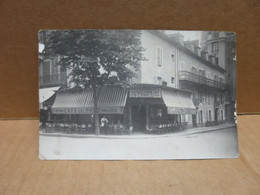 CAFE DU PONT Carte Photo Devanture Terrasse - A Identificar