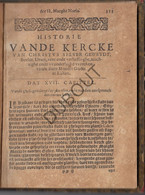 LAKEN - Historie Vande Kercke Van Chtistus Selver Geweydt - 1623 (V744) - Antique