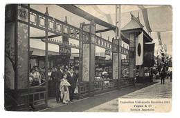 CPA Exposition Universelle De Bruxelles En 1910 - Fujino & C° Japon Japan Section Japonaise - Ed. Désiré Van Dantzig Bx - Wereldtentoonstellingen