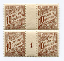 TUNISIE TIMBRE-TAXE N°29 ** EN BLOC DE 4 AVEC MILLESIME 1 (1921) - Timbres-taxe