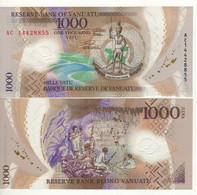 VANUATU   New 1'000 Vatu  P13   Polimer  ( Issued 2014  Melanesian Chief + Farmers At Back )     UNC - Vanuatu