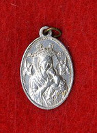MEDAILLE RELIGIEUSE  MARIE & JESUS  -  FABRICATION FRANCAISE VERS 1900 - Sonstige & Ohne Zuordnung