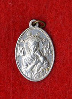 MEDAILLE RELIGIEUSE  MARIE & JESUS  -  FABRICATION FRANCAISE VERS 1900 - Altri & Non Classificati