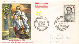 FDC  - Enveloppe Premier Jour - SAINT VINCENT DE PAUL  - 1958 - 1960-1969