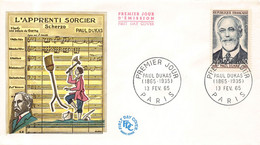 FDC  - Enveloppe Premier Jour -  Paul DUKAS  -- 1965 - 1960-1969