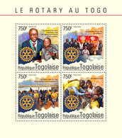 2014 TOGO MNH. ROTARY IN TOGO   |  Yvert&Tellier Code: 4186-4189  |  Michel Code: 6364-6367 - Togo (1960-...)