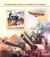 2014 TOGO MNH. THE FIRST WORLD WAR    |  Yvert&Tellier Code: 913  |  Michel Code: 6338 / Bl.1085 - Togo (1960-...)