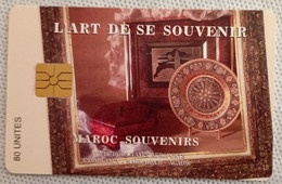 TELECARTE/PHONECARD AFRIQUE - MAROC AVE PHONE - MAROC SOUVENIRS - 80 Unités - EC - Morocco