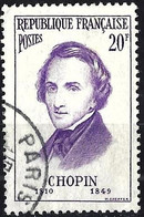 France 1956 - Mi 1114 - YT 1086 ( Frédéric Chopin ) - Usados
