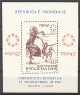 Rwanda 1967, Expo 67 In Montreal, Indigenous Dance, BF - 1967 – Montreal (Canada)