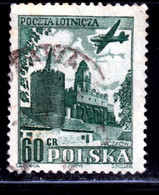 POLOGNE 482 // YVERT  34, AÉRIEN // 1954. - Used Stamps