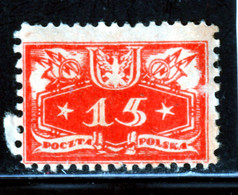 POLOGNE 486 // YVERT  4, SERVICE // 1920. - Impuestos