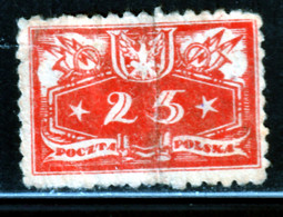 POLOGNE 487 // YVERT  5, SERVICE // 1920. - Portomarken