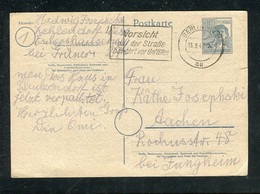 NA09 / All. Besetzung / 1947 / Postkarte Stempel "BERLIN, Vorsicht Auf Der Strasse Bewahrt Vor Unfaellen" / € 1.20 - Zona AAS