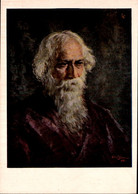 NOBEL LAUREATES- RABINDRANATH TAGORE- PPC- PRINTED IN RUSSIA-1957- LIMITED EDITION-EXTREMELY SCARCE- MNH- NMC2-20 - Premio Nobel