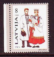 1995. Latvia. Traditional Costumes. MNH. Mi. Nr. 407 - Latvia
