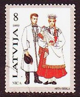 1995. Latvia. Traditional Costumes. Used. Mi. Nr. 407 - Latvia