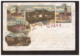 Guben Gruss Aus  Guben 1899 Lihto - Guben