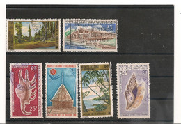 NOUVELLE CALÉDONIE ANNÉES 1970/72 P.A. N°Y/T : 115-129-132-134/36 Oblitérés - Used Stamps