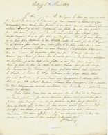 1819 De Pontivy  Morbihan RESTAURATION POLITIQUE CHAMBRE DES PAIRS EX MINISTRE DE L INTERIEUR Carré => Paillard Dubigeon - Historische Dokumente