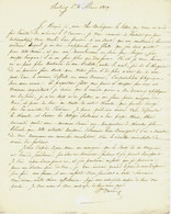 1819 De Pontivy  Morbihan RESTAURATION POLITIQUE CHAMBRE DES PAIRS EX MINISTRE DE L INTERIEUR Carré => Paillard Dubigeon - Historical Documents