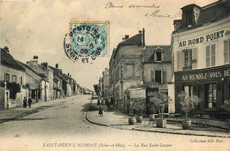 St Ouen L'aumone * La Rue St Lazare * Café Restaurant Au Rendez Vous - Saint-Ouen-l'Aumône