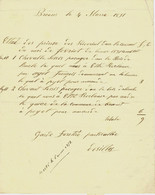 1851 BOIS FORETS De Broons Cotes D'Armor Par Chateaubourg GARDE FORESTIER DEGATS CHEVAUX => Forges De Port Brillet Laval - Documenti Storici