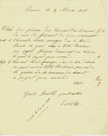 1851 BOIS FORETS De Broons Cotes D'Armor Par Chateaubourg GARDE FORESTIER DEGATS CHEVAUX => Forges De Port Brillet Laval - Historische Dokumente