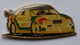 Pin's  Sport  Automobiles  AUDI, VAG, YACCO, DUNLOP - Rallye