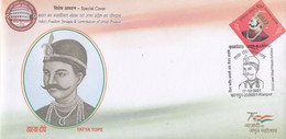 India  2021  Tatya Tope  Martyred Freedom Fighter  Kanpur  Special Cover #  34063   D Inde Indien - Cartas & Documentos