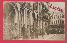 Tournai - Visite Du Roi Georges V En Décembre 1918 ( 2 )  - Carte Photo ( Voir Verso ) - Tournai