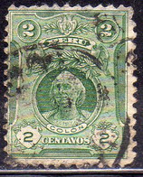 PERU' 1909 COLON COLUMBUS CENT. 2c USATO USED OBLITERE' - Peru