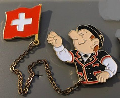 LANCEUR DE DRAPEAU - SUISSE - SCHWEIZ - SWITZERLAND - SVIZZERA - ARMAILLI - BERGER DES ALPES - FLAG - FAHNEN -   (29) - Personajes Célebres