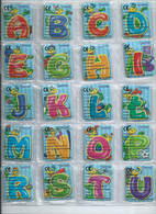 23 Different Danone Alphabet Animal Magneten Magnets Aimant From Polen Poland All In Original Seal - Letters & Digits