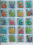 23 Different Danone Alphabet Animal Magneten Magnets Aimant From Polen Poland All In Original Seal - Buchstaben Und Zahlen