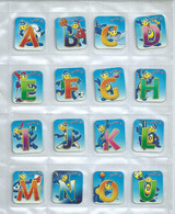 16 Danone Frucht Zwerge Alphabet Magneten Magnets Aimant From Duitsland Germany - Letters & Digits