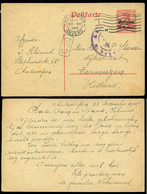 België 1915 Postkaart Van Antwerpen Naar Terneuzen (NL) "Freigegeben" - German Occupation