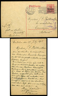 België 1915 Postkaart Van Brussel Naar Terneuzen (NL) "Freigegeben" - Ocupación Alemana