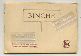 BINCHE :  Carnet Avec  12 CPA  15 X 10.5 Cm : - Binche