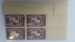 FRANCE COIN DATE Timbre YT 338 3F MERMOZ SUP - Unused Stamps