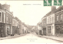 Delcampe - CPA Conlie Centre Du Bourg 72 Sarthe - Conlie