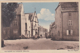 LIXHEIM - SARREBOURG - MOSELLE - (57) - CPA - LA RUE DE L'EGLISE... - Sarrebourg