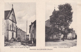 LIXHEIM - SARREBOURG - MOSELLE - (57) - CPA - DOUBLE-VUES. - Sarrebourg