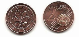 2 Cent, 2021, Prägestätte (J) Vz, Sehr Gut Erhaltene Umlaufmünze - Deutschland