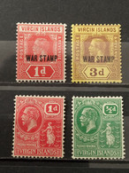 Virgin Islands. 1909/1922. War Stamp. Postage Revenue. Nuevos * UPU. Nuevos * - British Virgin Islands