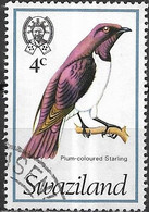 SWAZILAND 1976 Birds - 4c - Violet Starling (Plum-coloured Starling) FU - Swaziland (1968-...)